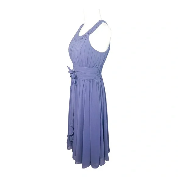 Mori Lee by Madeline Gardner Sleeveless Chiffon DressLilac Size 7/8 Never Worn - Picture 14 of 14